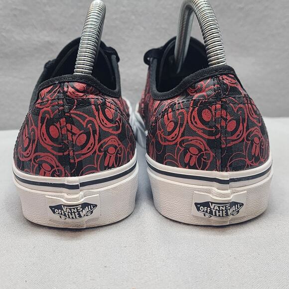 Vans OTW Disney Black Red Grey Mickey Mouse Womens Sz 9.5 Mens Sz 8 - Picture 5 of 8